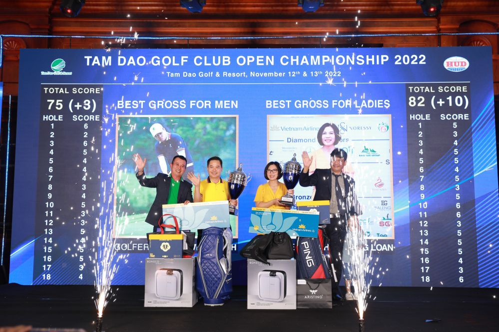 RESULT OF TAM DAO GOLF CLUB OPEN CHAMPIONSHIP 2022