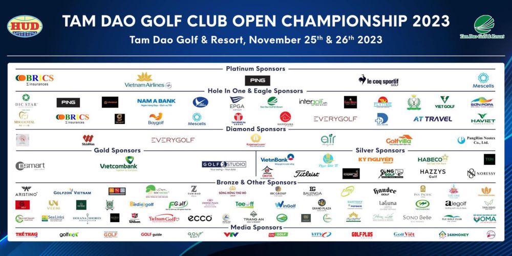 TAM DAO GOLF CLUB OPEN CHAMPIONSHIP 2023 OFFICIALLY STARTED