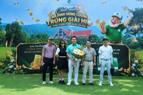 Golfer Đinh Hùng Cường Ghi HIO Lịch Sử Tại Hố 12, Rinh Trọn Bộ Giải Thưởng “Lên Núi Săn Vàng”